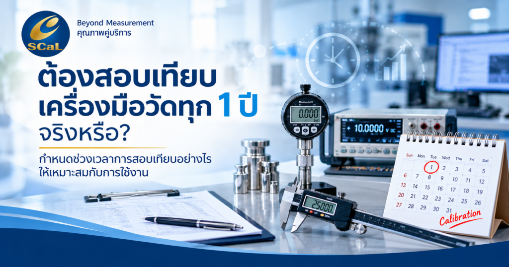 สอบเทียบทุก 1 ปี