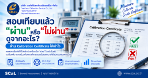สอบเทียบเครื่องมือวัดแล้วผ่านหรือไม่ผ่าน ดูจากอะไร อ่าน Calibration Certificate ให้เข้าใจ
