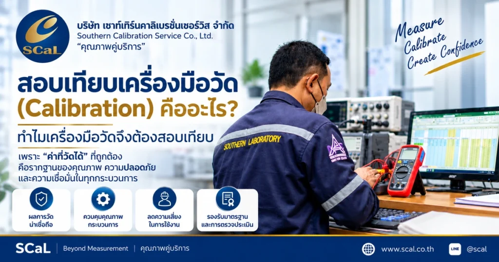 สอบเทียบเครื่องมือวัด