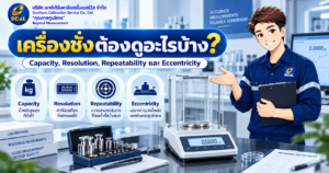 เครื่องชั่งคืออะไร พร้อมอธิบาย Capacity Resolution Repeatability และ Eccentricity สำหรับการเลือกเครื่องชั่งให้เหมาะกับงาน