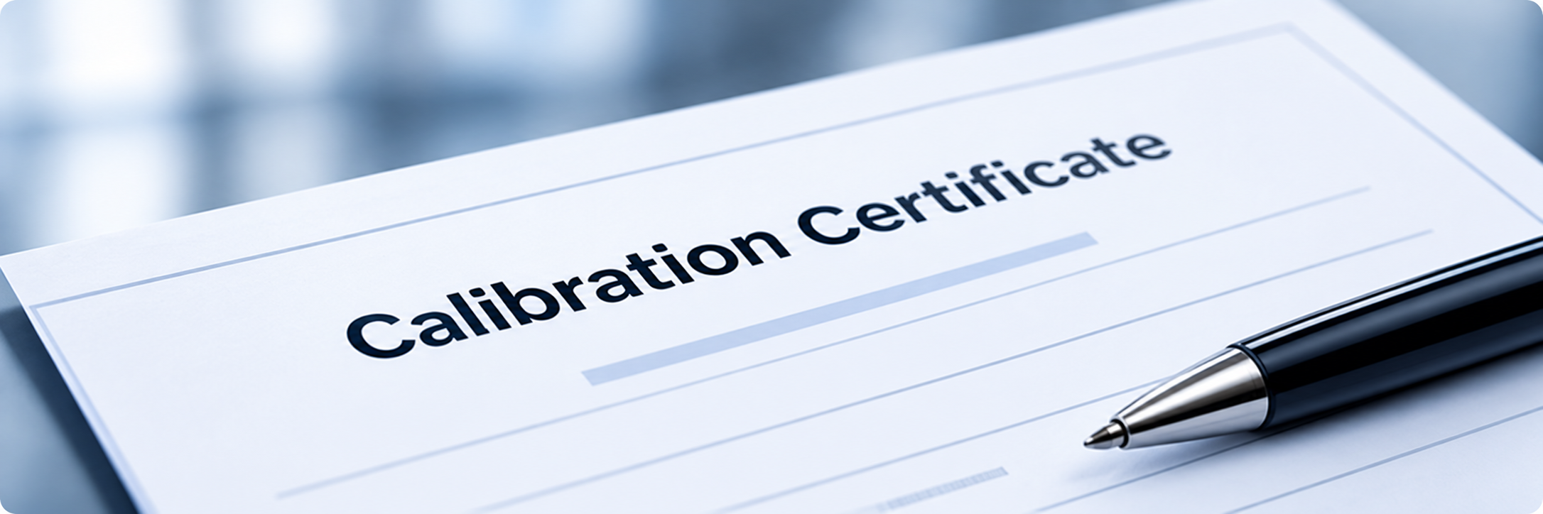 ใบรับรองการสอบเทียบเครื่องมือวัด Calibration Certificate