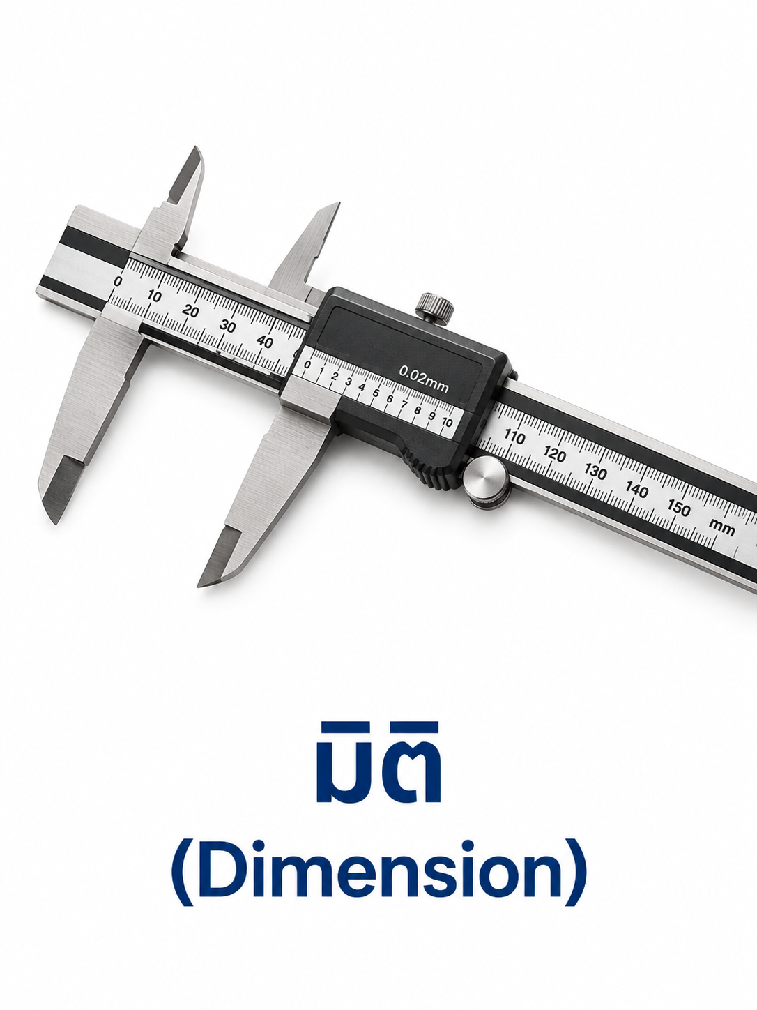 เวอร์เนียร์คาลิปเปอร์สำหรับงานสอบเทียบด้านมิติ Dimension Calibration ของ SCaL