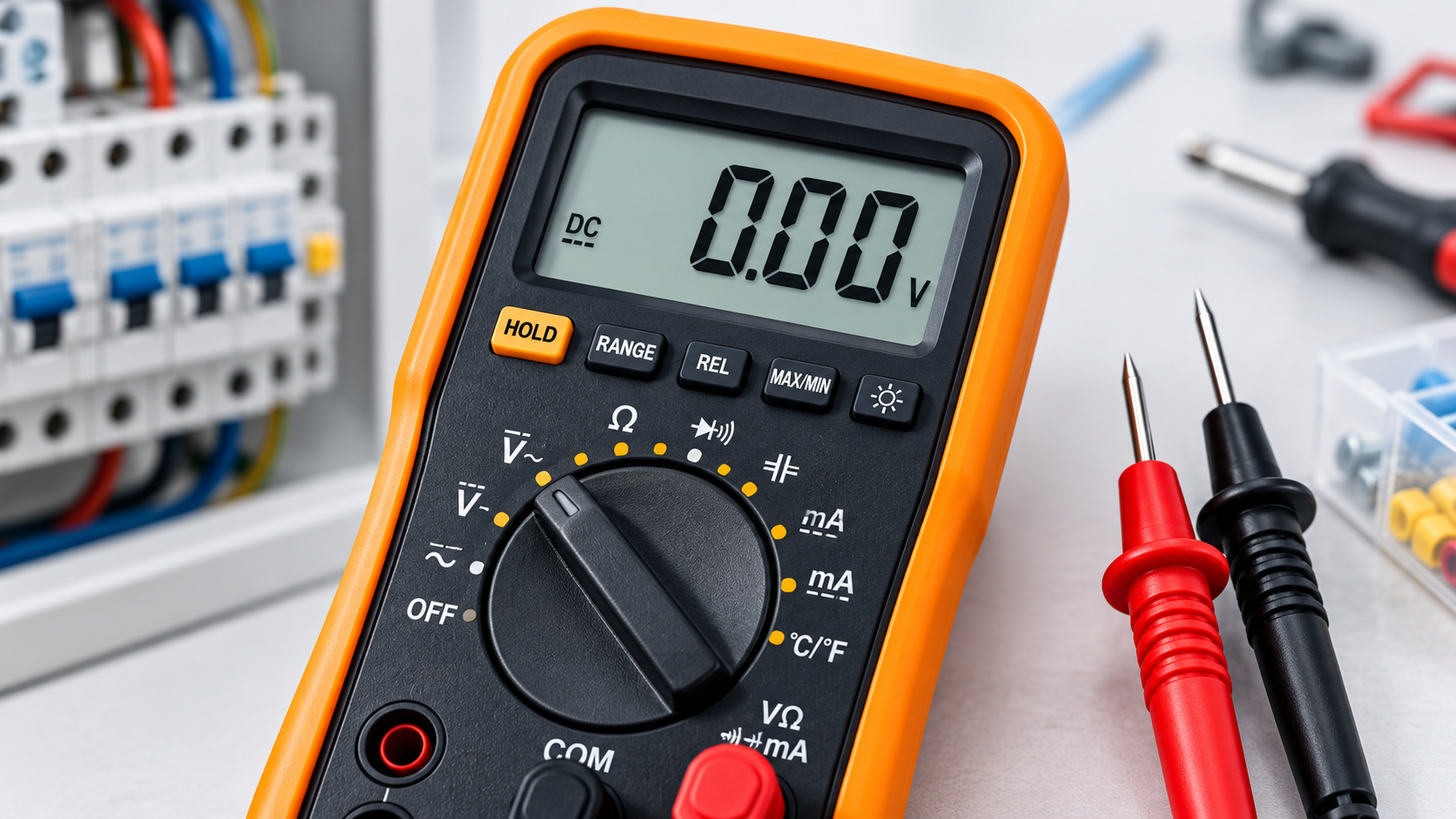 Digital Multimeter พร้อมสายวัด สำหรับวัดแรงดัน กระแส ความต้านทาน และงานสอบเทียบเครื่องมือวัดไฟฟ้า
