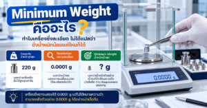 Minimum Weight คืออะไร ทำไม Resolution ของเครื่องชั่งไม่ได้บอกน้ำหนักต่ำสุดที่สามารถชั่งได้อย่างน่าเชื่อถือ